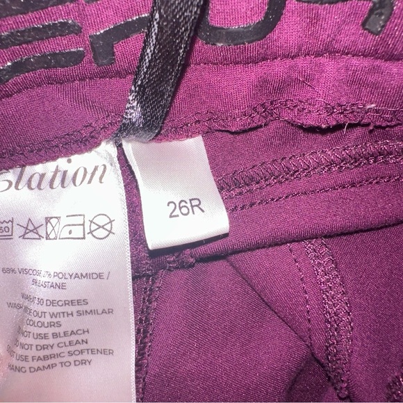 Elation Red Label Sport Euro Seat Breech In Aubergine Purple Size 26R Women’s - Picture 16 of 16